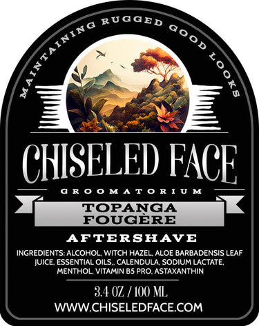 Topanga Fougere - Aftershave Splash - Chiseled Face